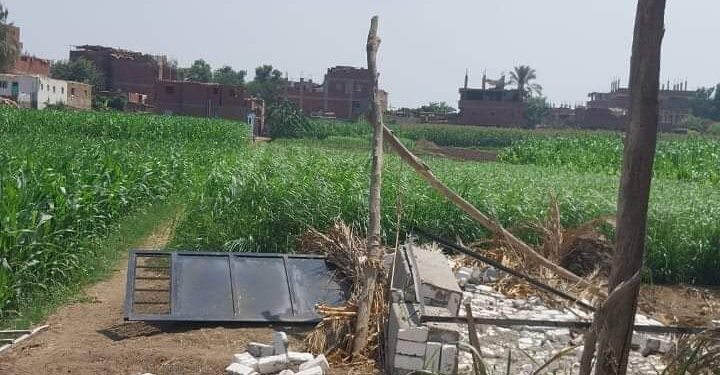 إزالة 111 حالة تعديات على أراضى زراعية بمراكز محافظة الجيزة 