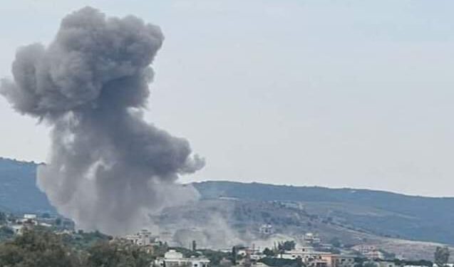 غارات إسرائيلية على بلدات بجنوب لبنان.. و”حزب الله” يستهدف موقع حدب يارون و مستعمرة شلومي