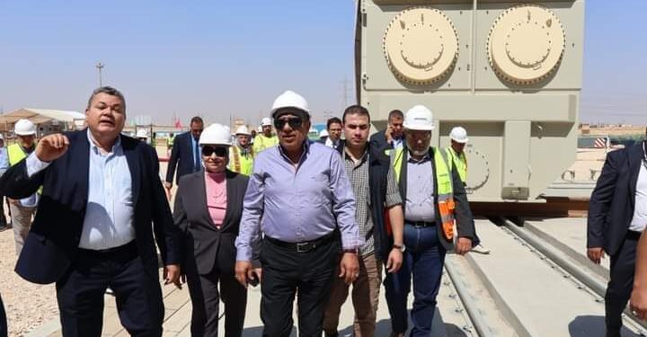 وزير الكهرباء والطاقة المتجددة يشارك فى بدء أعمال تركيب اول محول بمحطة الربط المصرى السعودى بمدينة بدر 