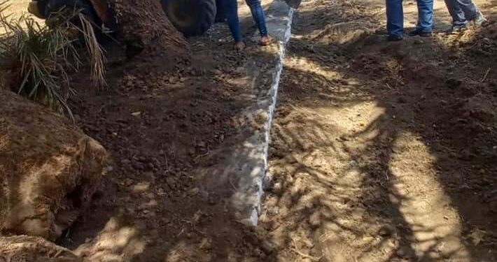 زراعة ابشواي : تم رصد وإزالة 5 حالات تعدى بالبناء المخالف بابوجنشو