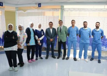 طارق جميل سعيد في زيارة انسانية بمستشفى الناس ويوجه الشكر للقائمين عليها