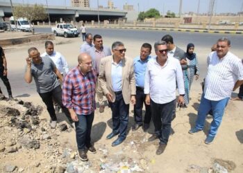 جولة مطولة لمحافظ الجيزة لمتابعة أعمال التطوير والصيانة 