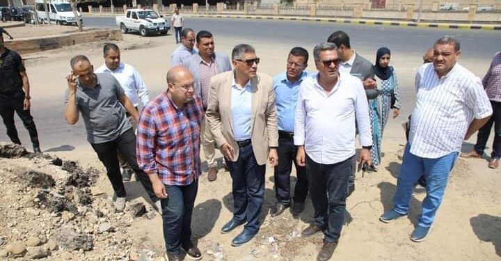 جولة مطولة لمحافظ الجيزة لمتابعة أعمال التطوير والصيانة