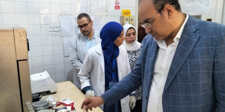 مدكور” يتفقد أعمال المبادرة الرئاسية 100يوم صحة بميت غمر محافظة الدقهلية 