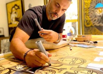 أحمد فريد يفتتح معرضه الفني الـ18 بعنوان “حكاية النور”