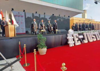 اول حفل تخرج  للجامعة المصرية اليابانية للعلوم والتكنولوجيا   