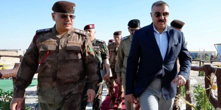 انجاز الجدار 200 كم يحتسب الى الشمري 