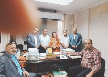 وفد حزب الاتحاد في ضيافة مرفق مياه الاسكندرية فرع سيدي بشر