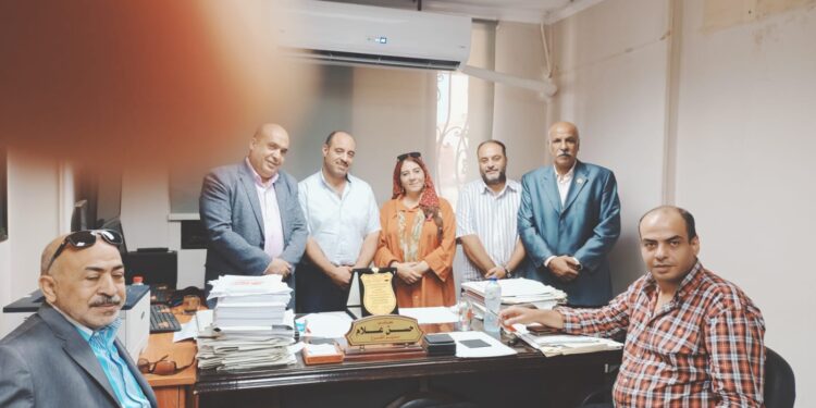 وفد حزب الاتحاد في ضيافة مرفق مياه الاسكندرية فرع سيدي بشر