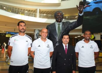 قائد كتيبة منتخب مصر للميني فوتبول أحمد سمير من جنوب أفريقيا اليوم أولى مبارايتنا مع تشاد