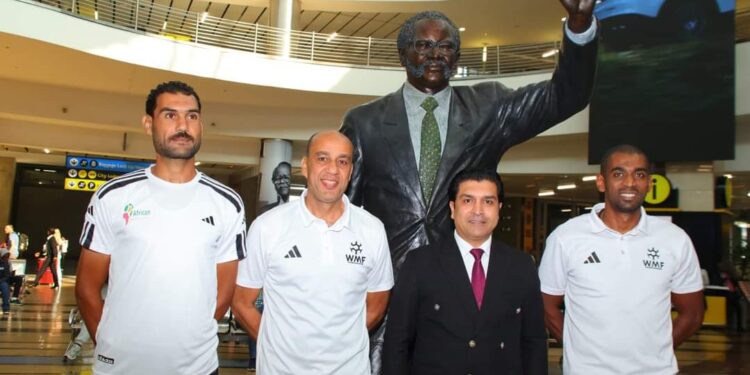 قائد كتيبة منتخب مصر للميني فوتبول أحمد سمير من جنوب أفريقيا اليوم أولى مبارايتنا مع تشاد