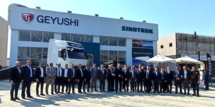 جيوشي لصناعة وسائل النقل تدشن معرضها الجديد لشاحنات النقل الثقيل من “سينوترك”