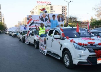 محافظ الغربية يشهد انطلاق موكب سيارات الزهور في احتفالات الغربية بعيدها القومي الــ226 