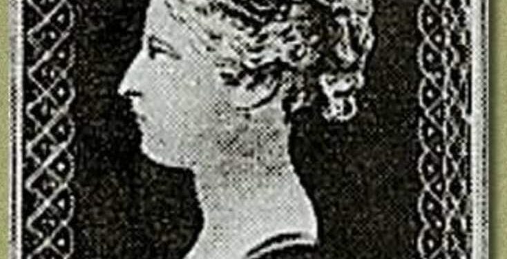 أول طابع بريد في العالم