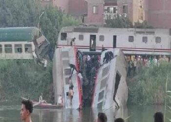 عاجل – تصادم قطار النوم بجرارين على خط القاهرة أسوان بالقرب من محافظة المنيا 