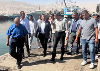 محافظ السويس يتفقد ميناء ” الآتكة “ومصنع السويس للصلب 