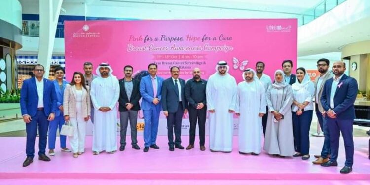 دولة ” الامارات العربية المتحدة ” تشهد انطلاق فعاليات الحملة الوردية للتوعية بسرطان الثدي