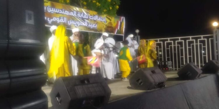 نقابة المُهندسين بالسويس و إستمرار إحتفالات  السويس بعيدها القومى