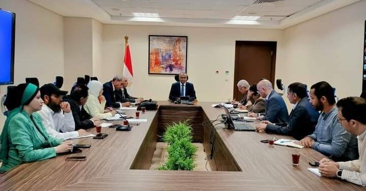 نائب وزير الإسكان يترأس اجتماعاً موسعاً لمناقشة سبل الاستغلال الأمثل لمياه الصرف المعالجة