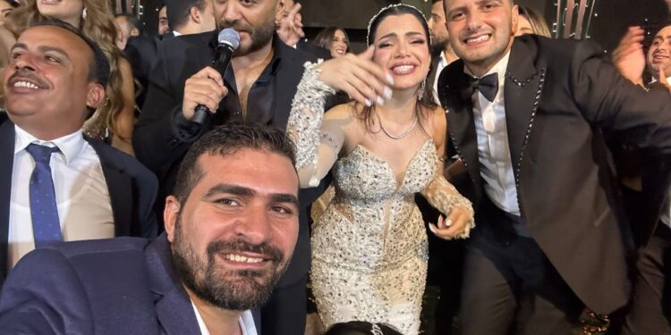 زفاف نجل محمود العدل يتألق بحضور حماقي وتامر حسني