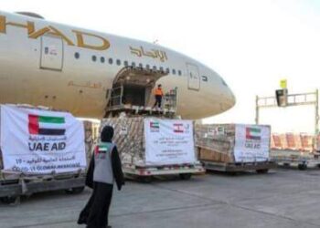 استمرار المساعدات الإماراتية للجمهورية اللبنانية الشقيقة ضمن حمله الإمارات ” معك يا لبنان”