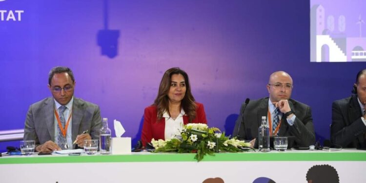 وزيرة التنمية المحلية تشارك في جلسة “تعزيز التنمية الاقتصادية المحلية من خلال التمويل المبتكر