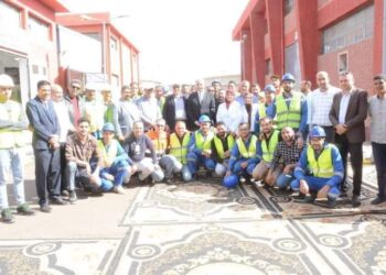 محافظ الغربية يفتتح مشروع تأهيل الورش المركزية ويتفقد محطة مياه الملاحة بطنطا