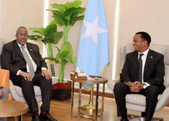 النائب الثاني لرئيس الوزراء الصومالي يقوم بزيارة سفارة مقديشيو بالقاهرة