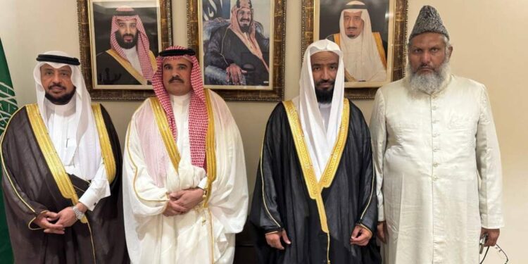 سفارة خادم الحرمين الشريفين بجمهورية الهند تقيم حفل عشاء لفضيلة إمام الحرم النبوي الشريف