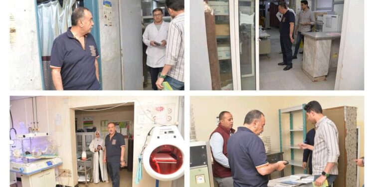 جولة  مسائية مفاجئة  الساعة الثانية صباحآ  لمحافظ أسيوط