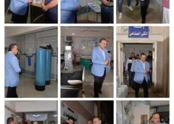 محافظ أسيوط يفاجئ مستشفى القوصية المركزى الساعة الخامسة فجرآ  