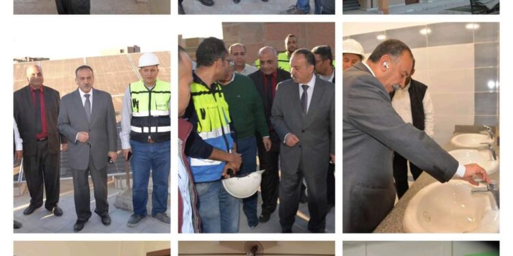 محافظ أسيوط يتفقد مشروع التوسعات بمدرستى الناصرية الإبتدائية والشهيد فاروق جعفر الثانوية بمركز ابنوب 
