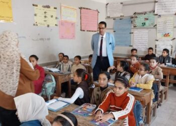 وكيل الوزارة التربية والتعليم يتابع مدرسة محلة روح البلد الإبتدائية، بإدارة شرق طنطا التعليمية 
