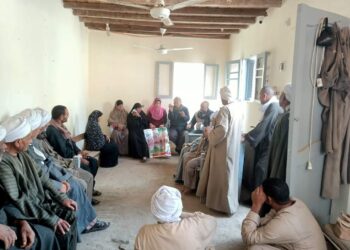 ندوة بالجهود الذاتية بقرية عبود عن التربية السليمة للطيور و المواشي 