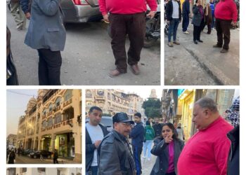 المهندسة منى البطراوى نائب محافظ القاهرة للمنطقة الشرقية تقود حملة مكبرة بحى مصر الجديدة 