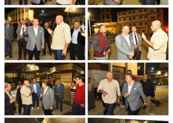 محافظ أسيوط يتفقد الحملة الميكانيكية بالوحدة المحلية لمركز صدفا 