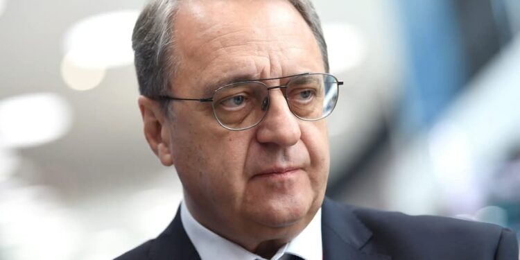 نائب وزير الخارجية الروسي ميخائيل بوغدانوف يعزي بوفاة السيد طلال خوري