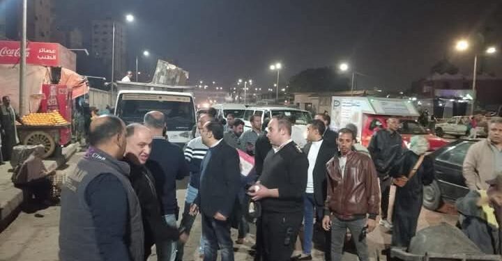 محافظة الجيزة:منع الإشغالات والتعديات للمحال والمنشآت التجارية علي الطريق العام