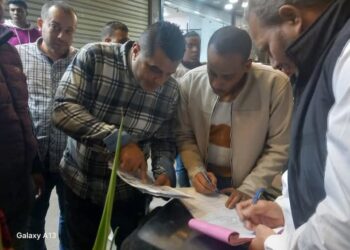 حملات لمحافظة الجيزة لمنع وإزالة الاشغالات في البدرشين والعمرانية 