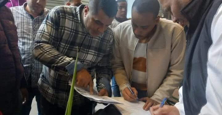 حملات لمحافظة الجيزة لمنع وإزالة الاشغالات في البدرشين والعمرانية