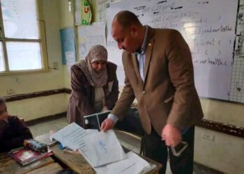 وكيل التعليم بالمنيا يتفقد سير العملية التعليمية بعدد من مدارس المحافظة