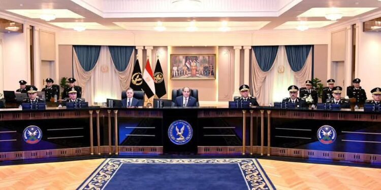السيسي في زيارة تفقدية لأكاديمية الشرطة