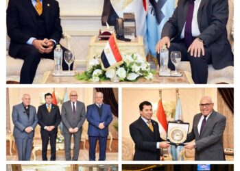 مباحثات بين رئيس الهيئة العربية للتصنيع ووزير الشباب والرياضة