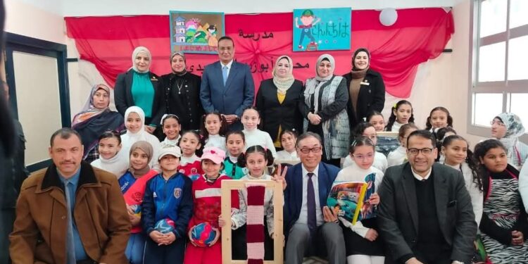 وكيل الوزارة يرافق وفد من الجايكا اليابانية للاطلاع على منظومة التعليم فى مدارس المرحلة الابتدائية بغرب المحلة،