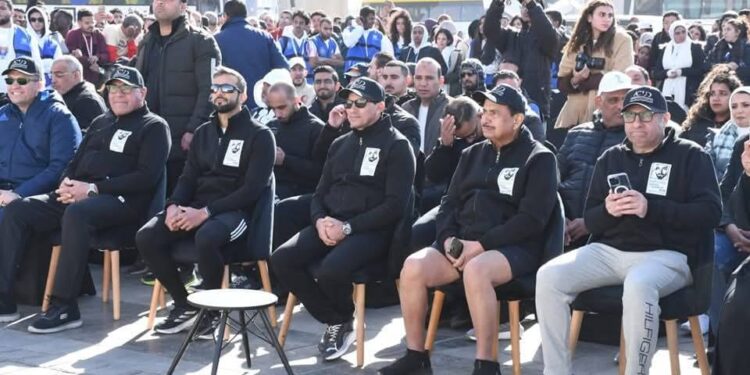 وزير الرياضة ونظيره الإماراتي يطلقان شارة ماراثون زايد الخيري بالعاصمة الإدارية الجديدة