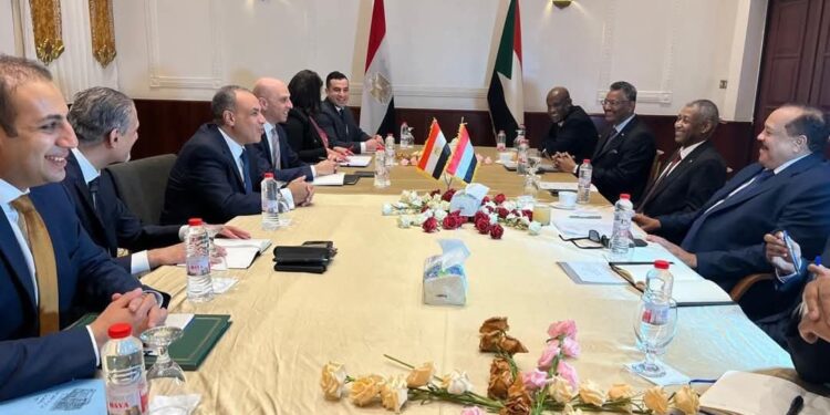 جلسة مباحثات رسمية بين وزير الخارجية والهجرة ونظيره السوداني