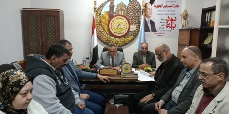 وكيل المديرية يتابع سير امتحانات النقل للفصل الدراسي الأول 2024 / 2025 في يومها الخامس