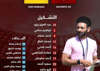 الأوليمبي يفقد نقطتين في الوقت الضائع أمام كوم حماده في مباراة تحكيمية ضعيفة من الحكم 