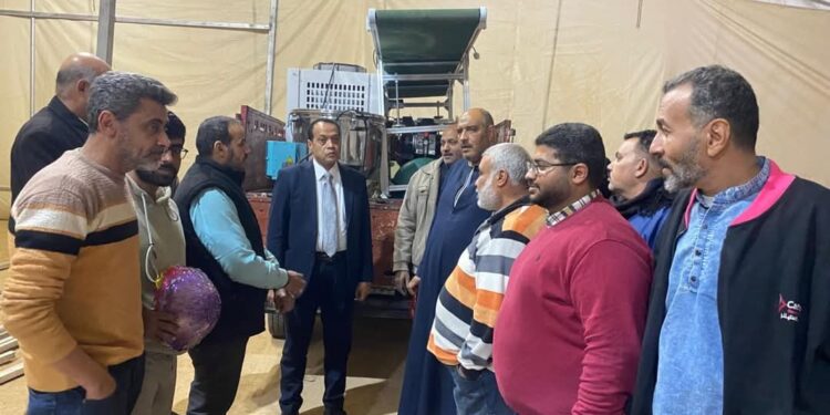 التجهيزات النهائية لمعرض “صنع في سوهاج” استعدادًا لانطلاقه في 20 يناير