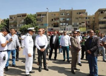 محافظ القاهره نقل سوق الزلزال العشوائي إلى أسواق مزوده بأجهزة انزار آلي بالمفطم